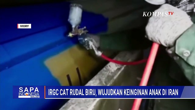 IRGC Cat Rudal Biru, Wujudkan Permintaan Seorang Anak di Iran | BERUT