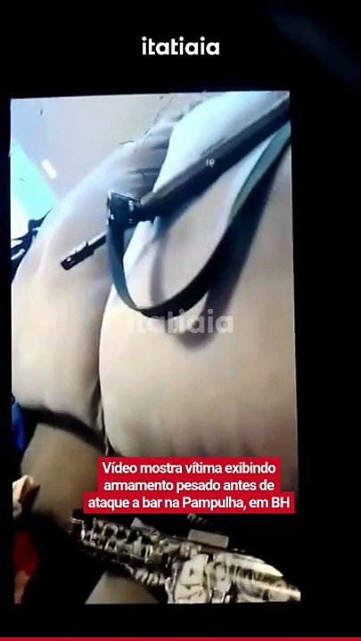 Vídeo revela vítima mostrando armas antes de ataque a bar na Pampulha, em BH