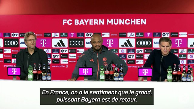 Bayern - Kompany sourit et élude une question sur le PSG - Foot - Ligue des champions