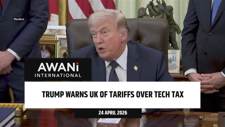 Trump warns UK of tariffs over tech tax