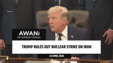 Trump rules out nuclear strike on Iran