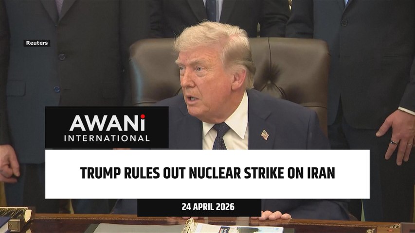 Trump rules out nuclear strike on Iran