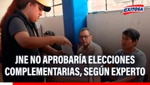 JNE no aprobaría elecciones complementarias, según experto: "Sería muy riesgoso"