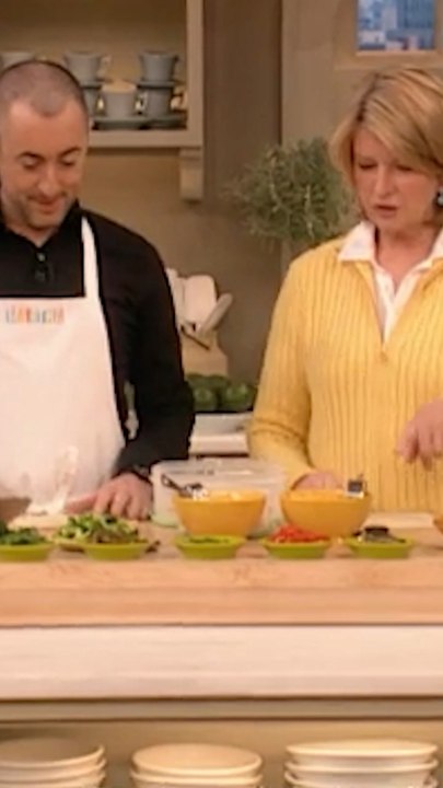 Making Sardine Quesadillas with Alan Cumming in Martha’s Kitchen