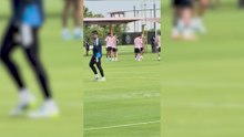 Así entrena Messi en el Inter de Miami