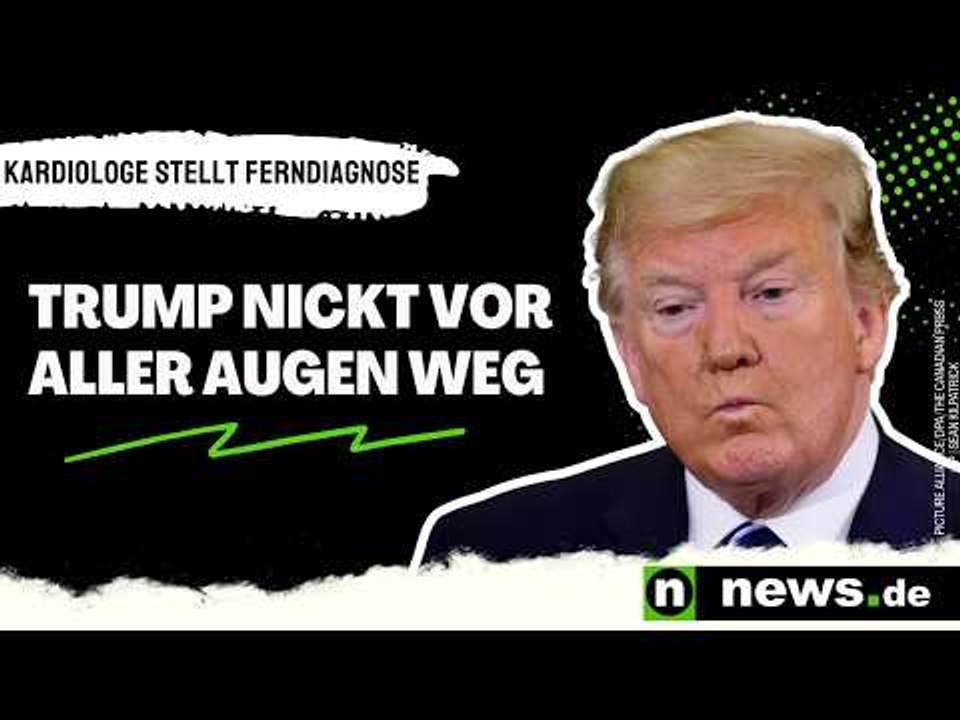 Donald Trump: Trump nickt vor aller Augen weg - Kardiologe stellt Ferndiagnose