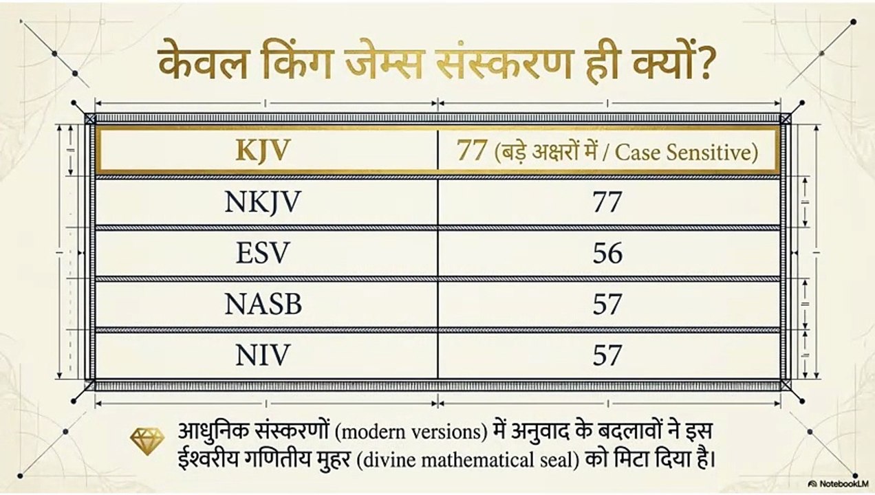 KJV पवित्र ब्लूप्रिंट | King James Version में छिपा दिव्य डिजाइन