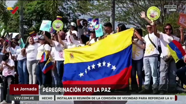 Barquisimetanos respaldan y acompañan peregrinación nacional por el cese de las sanciones