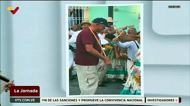 Pdte. AN compartió junto a cultores populares en la peregrinación por el fin de las sanciones