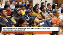 Misiones presentó una guía alimentaria intercultural para comunidades Mbya Guaraní