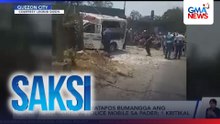 5 preso, patay matapos bumangga ang sinasakyang police mobile sa pader; 1 kritikal | Saksi