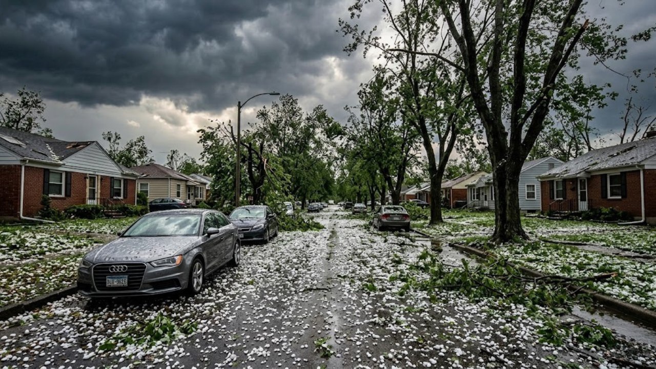 Massive Hailstorm Devastates Kansas and Missouri — Vehicles Crushed and Roofs Ruined