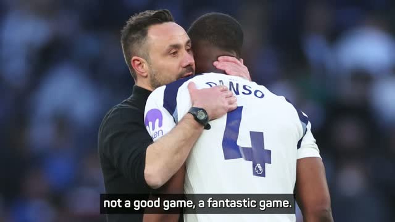 De Zerbi 'annoyed' by racist abuse targeted at Danso