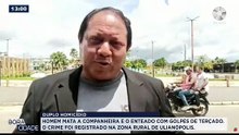 DUPLO HOMICIDIO - HOMEM MATA A COMPANHEIRA E O ENTEADO A GOLPES DE TERÇADO
