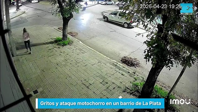 Gritos y ataque motochorro en un barrio de La Plata