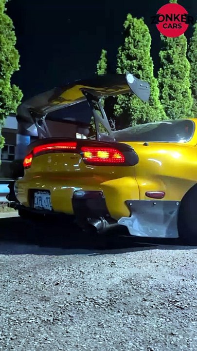 Mazda RX-7 Rotary Symphony: Pure Exhaust Spitting Flames! 🔊🔥
