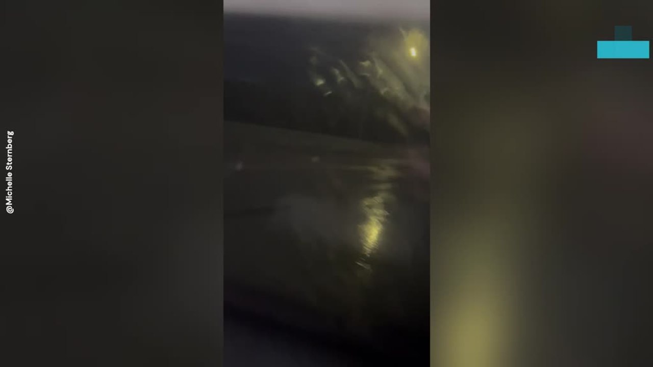 Towering Tornado Filmed From Moving Car in Oklahoma