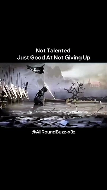 Persistence Talent: Why Giving Up Is Not An Option #Motivation #WarriorMindset #NeverGiveUp