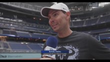 Declaraciones de Nadal y Sinner al jugar el primer partido de tenis en el Bernabéu