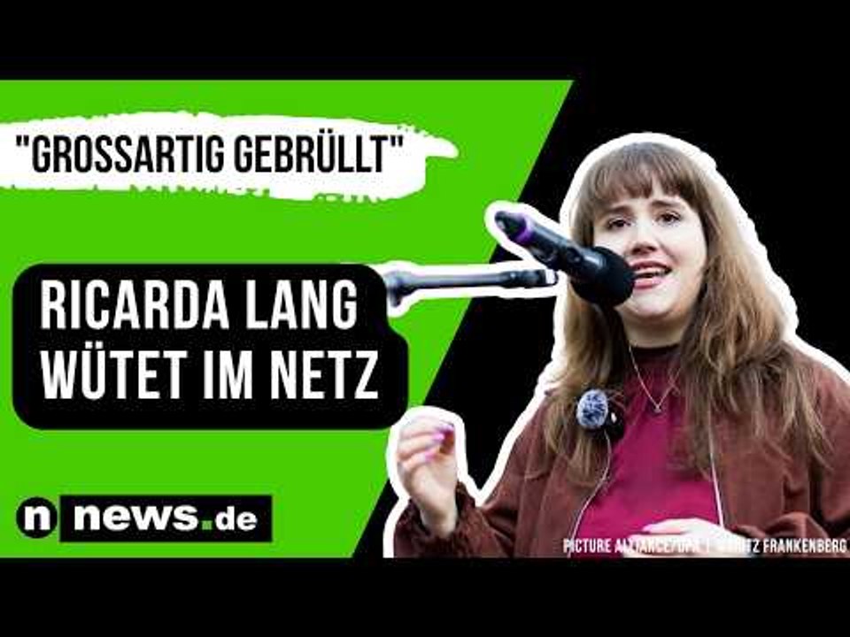 Ricarda Lang: 'Großartig gebrüllt' - Grünen-Politikerin wütet im Netz