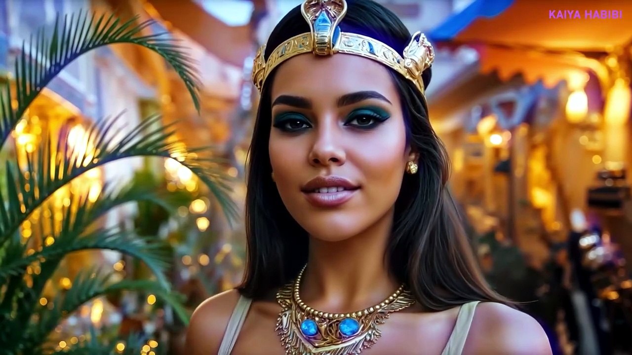 Arabic Techno But a Dream - Kaiya Habibi | The Pyramids of Giza at Night