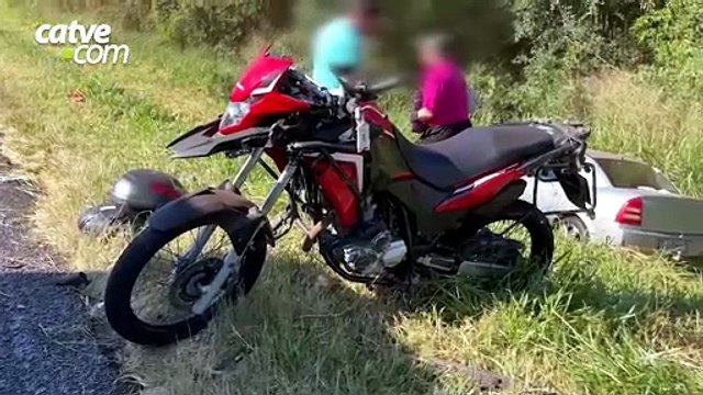 Quatro veículos batem e quatro pessoas ficam em estado grave na BR 369