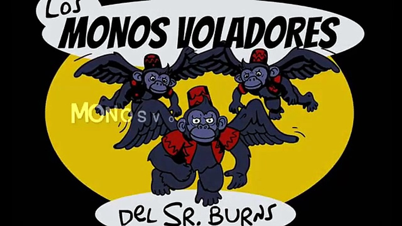 Sesión de fotos - Los Monos Voladores del Sr. Burns