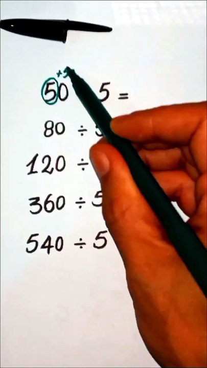 Division Secret Trick 😃 #math #challenge #puzzle #brain #iqtest