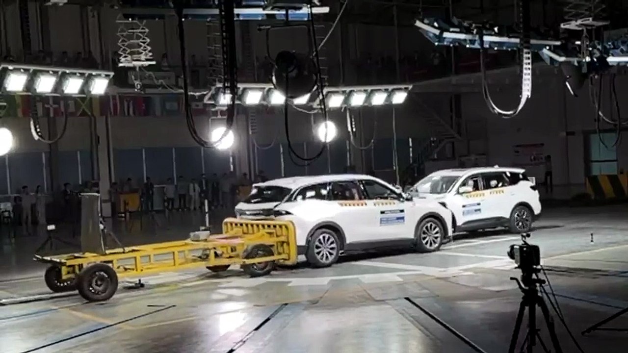 Crash test a cámara lenta