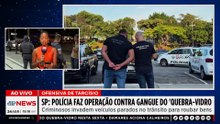 'Gangue do quebra-vidro' assusta SP e polícia faz megaoperação