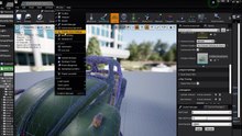 red band alley and UE4 and blender 3 or 4 go shopping for new items clip 01 old abandoned beetle test