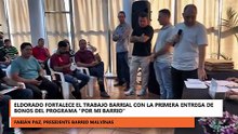Eldorado fortalece el trabajo barrial con la primera entrega de bonos del programa “Por mi Barrio”
