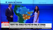 Previsão do Tempo: Frente fria avança e derruba temperaturas no final de semana