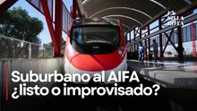 Suburbano Buenavista-AIFA abre con prisas y andamios improvisados
