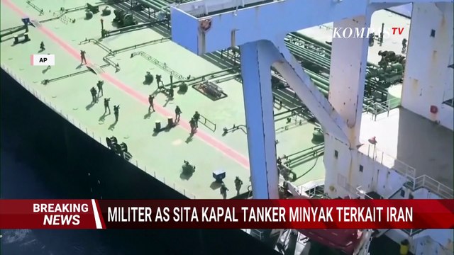 Tegang! Detik-Detik Militer AS Sita Kapal Tanker Majestic X, Tuding Selundupkan Minyak Iran