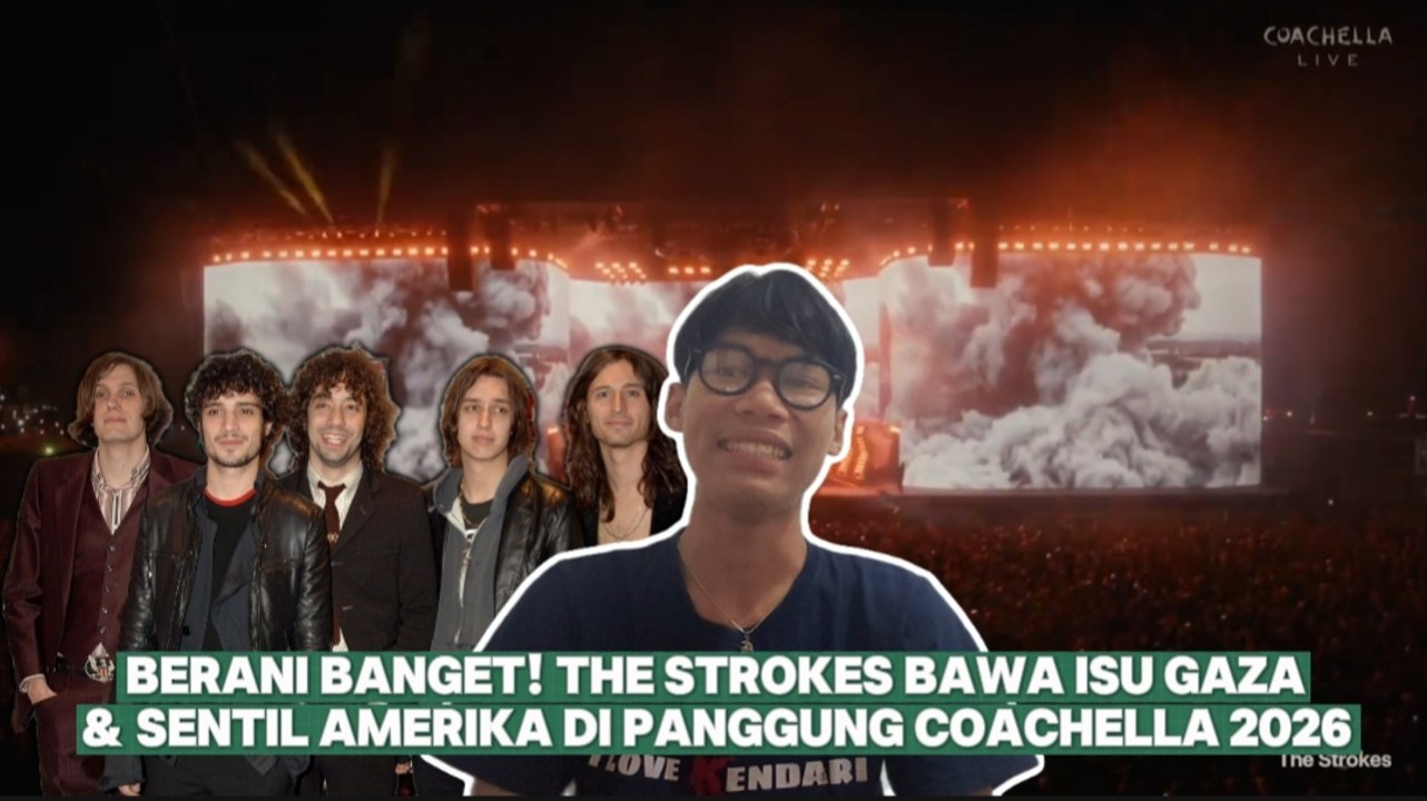 Kejutan di Coachella: The Strokes Lantang Angkat Isu Gaza dan Kritik Keras AS