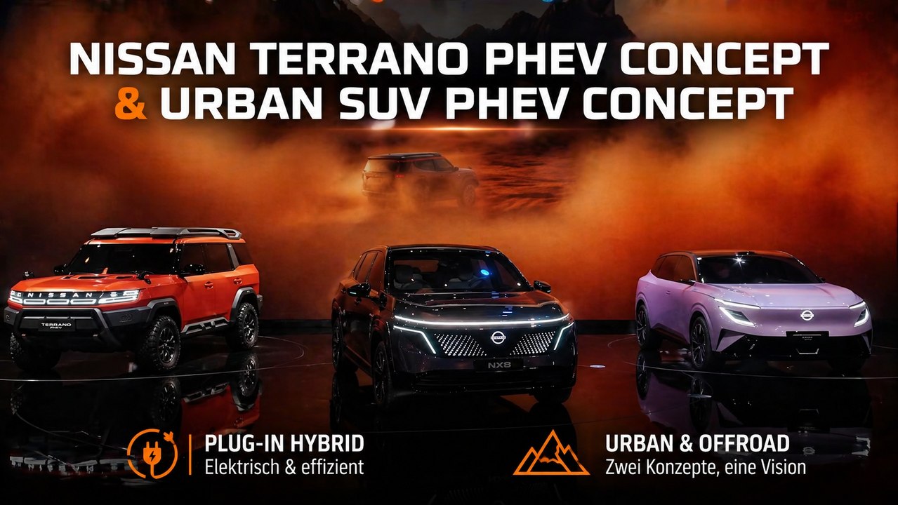 Nissan Terrano PHEV Concept & Urban SUV PHEV Concept Reveal China