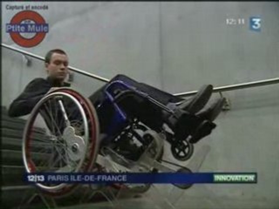 Le fauteuil roulant escaladeur