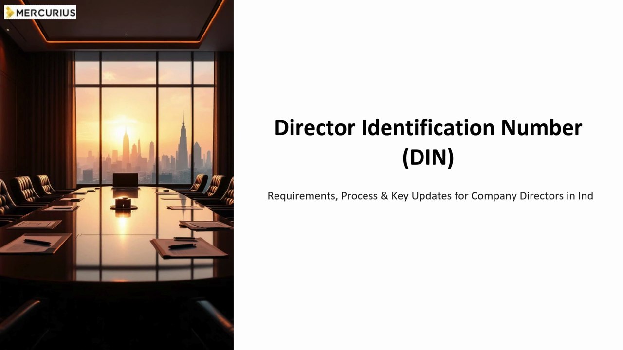 DIN Number in India Explained | Who Needs It & How to Apply