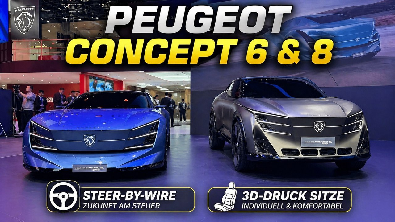 Dongfeng Peugeot Concept 8 & Concept 6 zur Auto China 2026