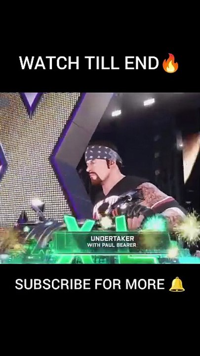 Undertaker Vintage Bike Entry 🔥 Legend का कोहराम! EL MEJOR DE WWE 🏍️ #wrestling  #legend  #wwe2k25