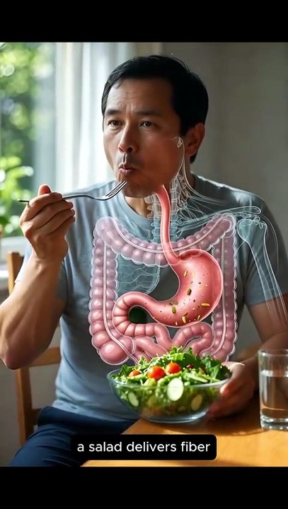 What a Salad Does Inside Your Body 🥗  _shorts _healthshorts _education(720P_HD)