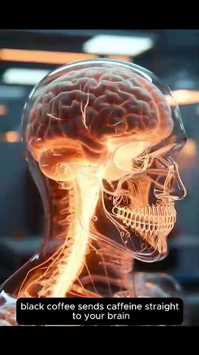 What Black Coffee ☕ Does Inside Your Body  _ 3D Anatomy _shorts _healthshorts(720P_HD)