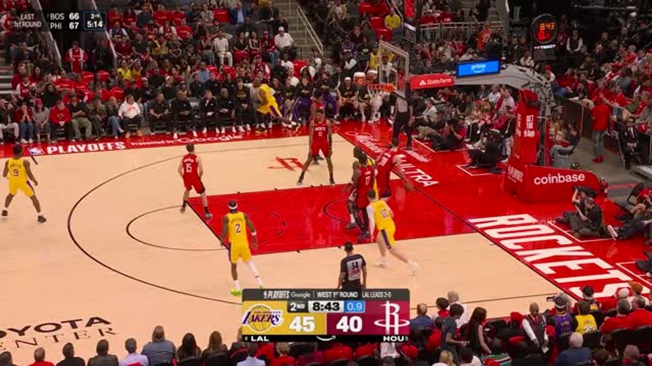 Lakers - LeBron mène les siens à une victoire en prolongation face aux Rockets