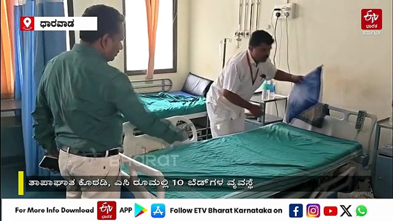 ಸುಡು ಬಿಸಿಲು ಹೆಚ್ಚಳ: ಧಾರವಾಡ ಜಿಲ್ಲಾಸ್ಪತ್ರೆಯಲ್ಲಿ 1...