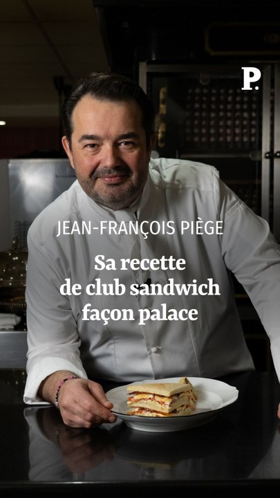 Jean-François Piège : sa recette de club sandwich façon palace