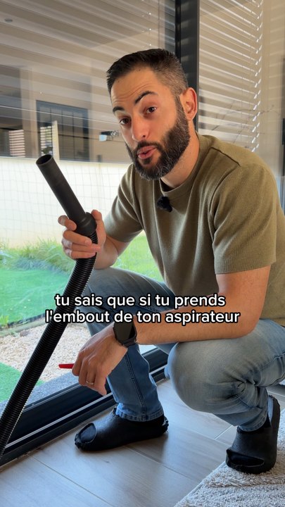 Astuce pour aspirer dans les coins inaccessibles 🧹