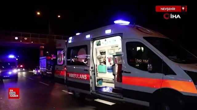 Nevşehir'de köpeğe çarpmamak için manevra yapınca takla attı