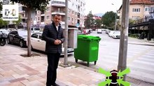 Denizli'de çöp atan esnaf dedektif gibi takiple bulundu