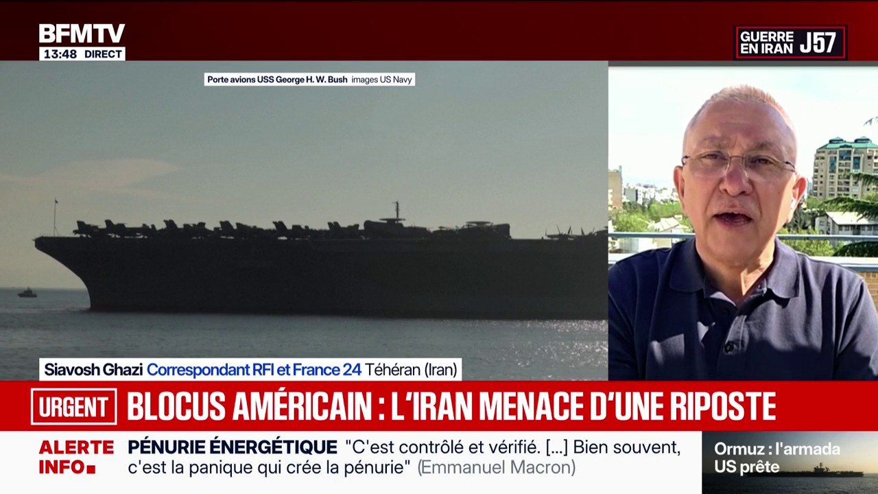 Guerre au Moyen-Orient: l'armée iranienne menace d'une "riposte" si les États-Unis poursuivent leur blocus